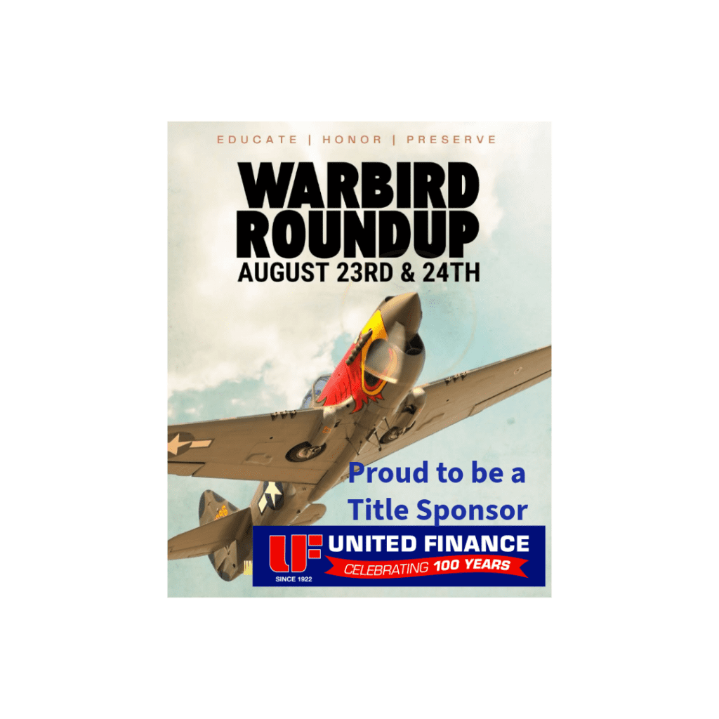 Consumer and personal loan company United Finance Sponsors Warbird Roundup in Nampa, Idaho